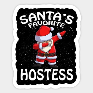 Santas Favorite Hostess Christmas Sticker